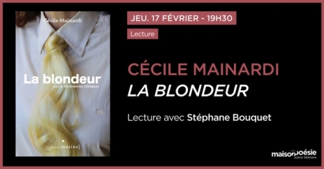 Lecture à la Maison de la poésie