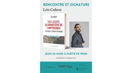 Léo Cohen à la librairie La Manœuvre