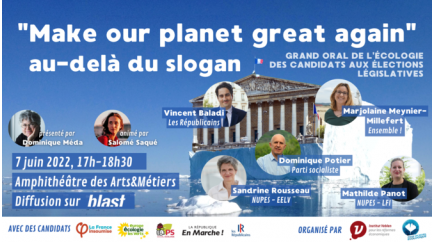 Grand oral de l’écologie. Make the planet great again : au-delà du slogan