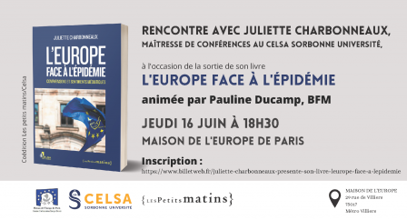 L'Europe face à l'épidémie : rencontre avec Juliette Charbonneaux