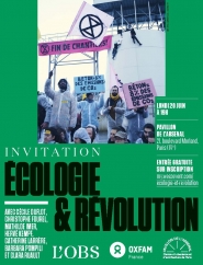 Écologie et révolution : conférence organisée par L'OBS