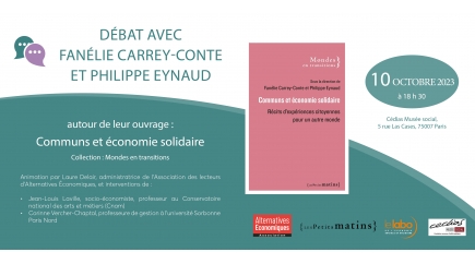 Débat avec Fanélie Carrey-Conte et Philippe Eynaud au Cedias