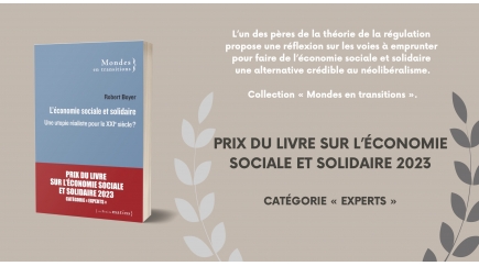 Robert Boyer, lauréat du Prix du livre sur l'ESS 