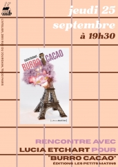 Lucia Etchart à la librairie l'Atelier