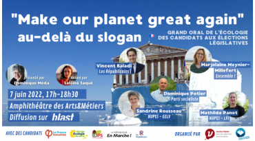 Grand oral de l’écologie. Make the planet great again : au-delà du slogan