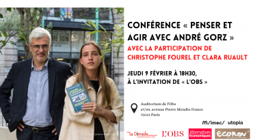Conférence « Penser et agir avec André Gorz »