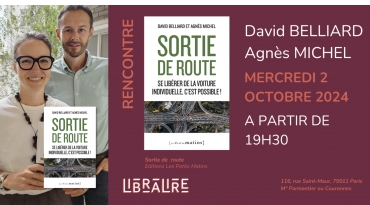 Venez rencontrer Agnès Michel et David Belliard à Libralire