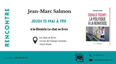 Jean-Marc Salmon à la librairie Le chat se livre